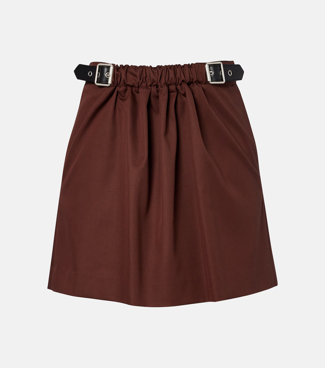 Cotton and silk miniskirt | Mytheresa (INTL)