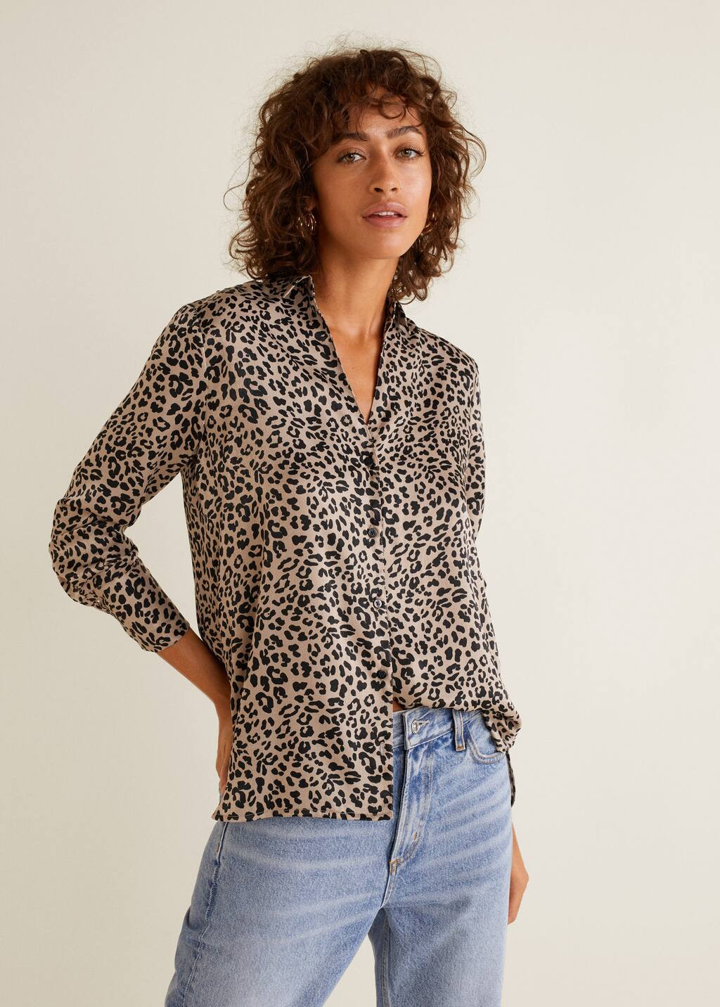 Chemise en imprimé léopard | MANGO (FR)