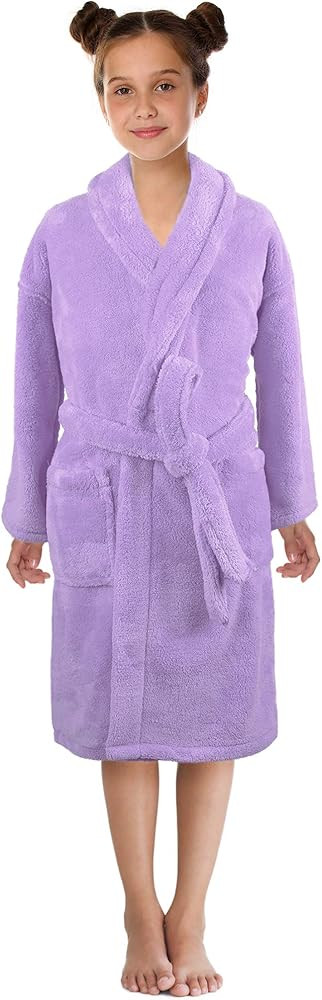 Ultra-Soft Plush Shawl Robes for Boys and Girls | Amazon (US)