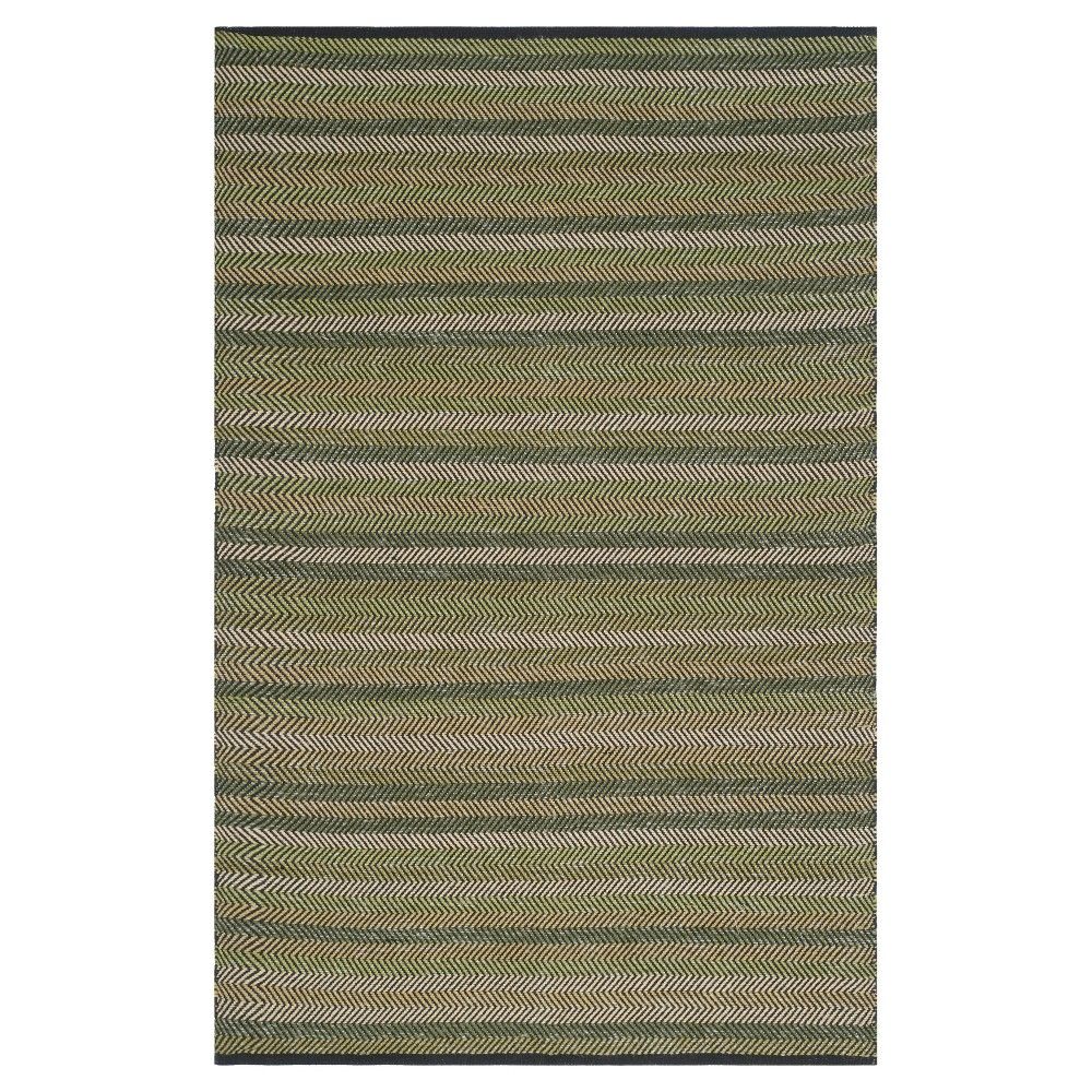 Striped Kilim Rug - Green - (5'x8') - Safavieh | Target