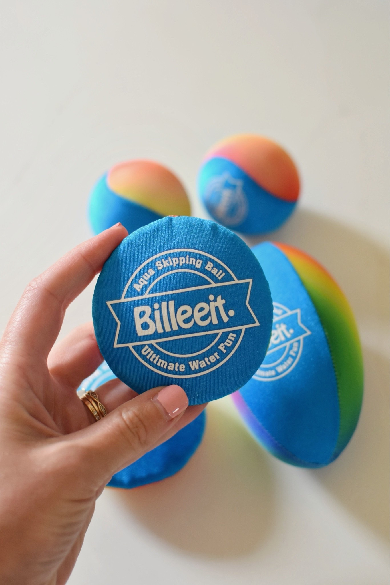 Assorted balls for the pool that bounce across the water!!💦