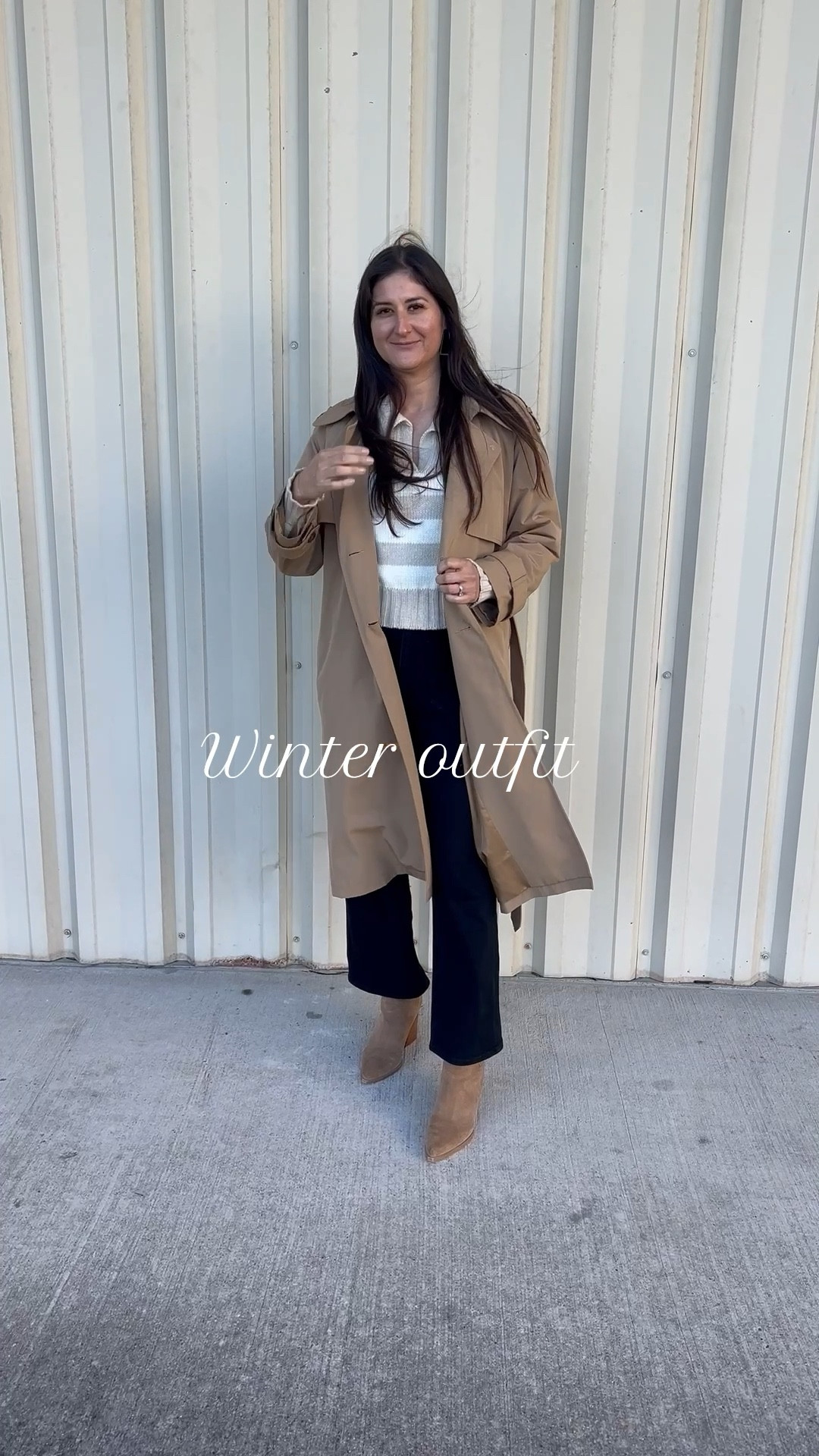 Wide leg jeans and trench coat.🧥 

#LTKFindsUnder100 #LTKootd #LTKWorkwear