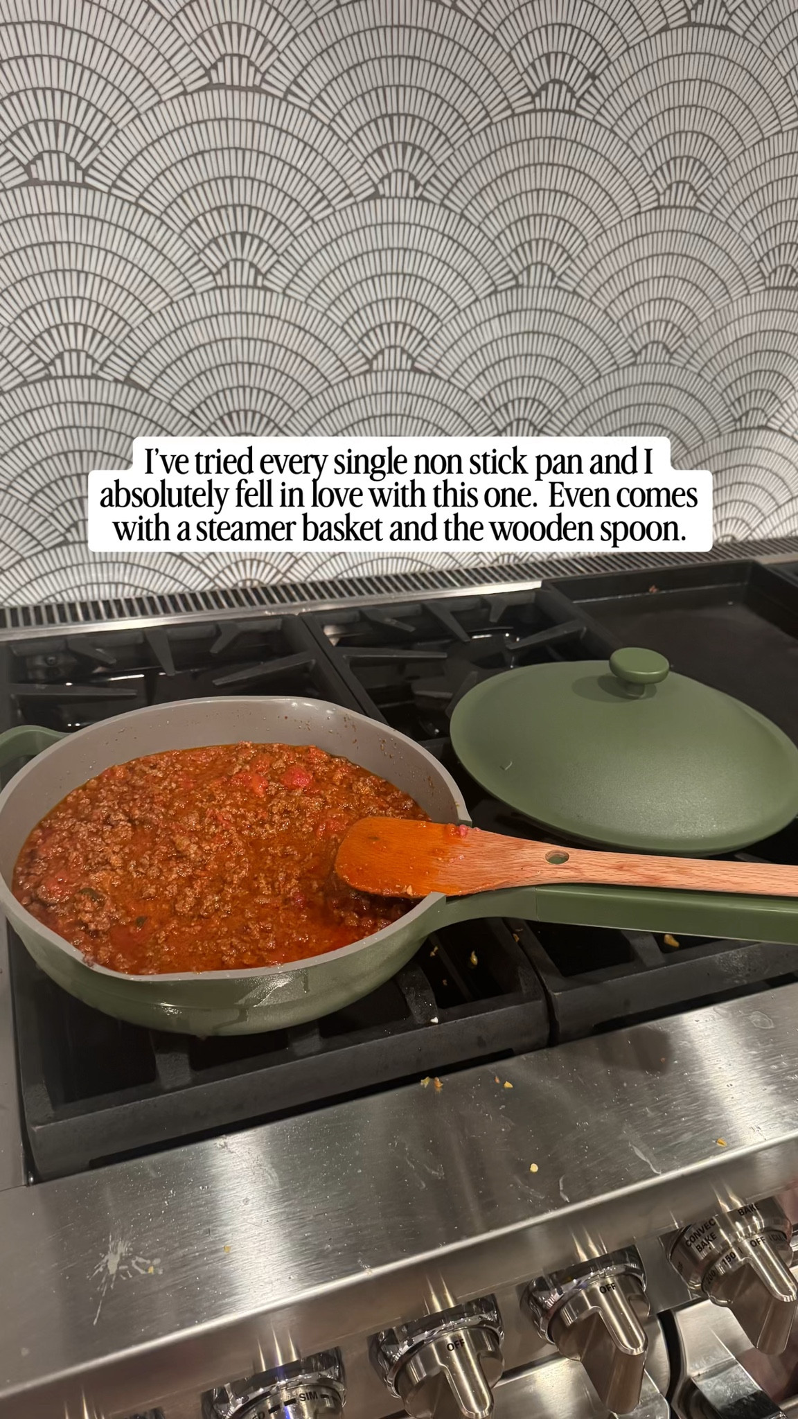 It’s true it’s absolutely my favorite nonstick pan. It comes with a steamer basket. That’s great for steaming veggies and it has the perfect little notch to hold your wooden spoon.

#PotsAndPans #FridayFavorites #NonstickPans


#LTKfoodie #LTKdayinmylife #LTKmomlife
