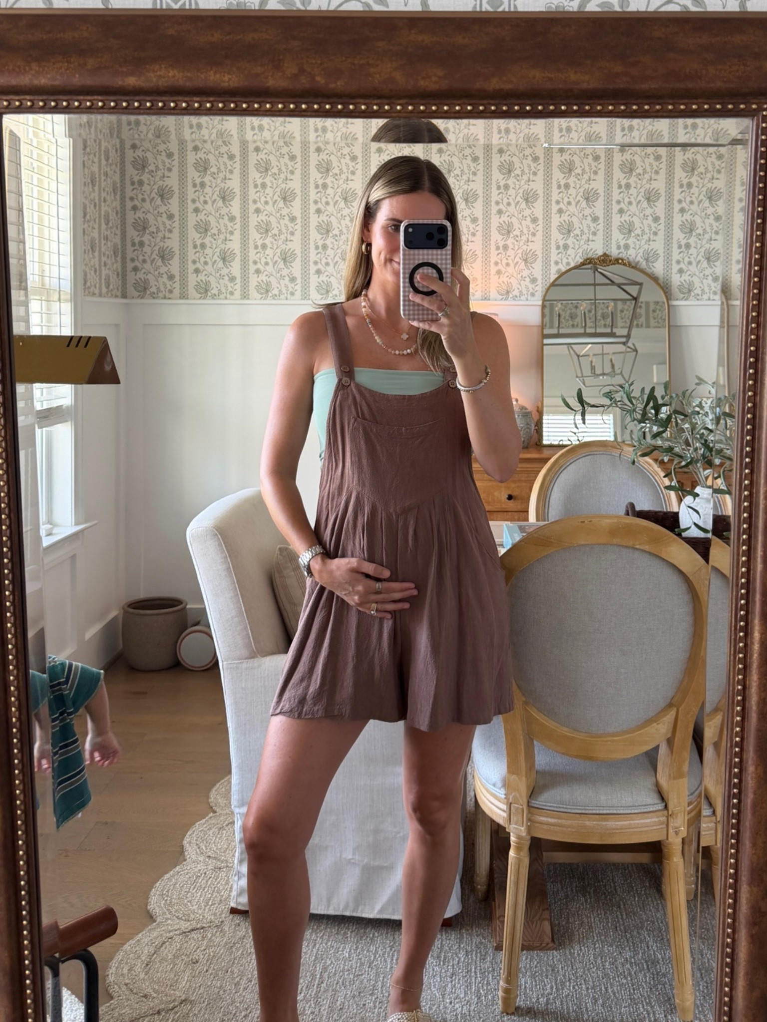 Bump friendly outfit that will grow with me 🤎 I did a size M! #pregnant

#LTKootd #LTKmomlife