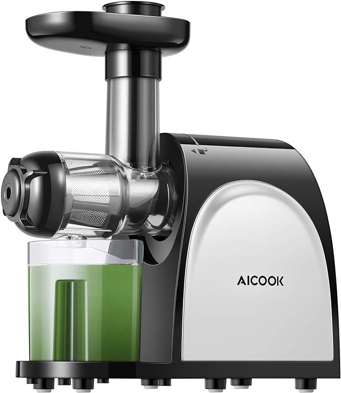 Juicer, Aicook Slow Masticating Juicer, Cold Press Juicer Machine Easy to Clean, Higher Juicer Yi... | Amazon (US)