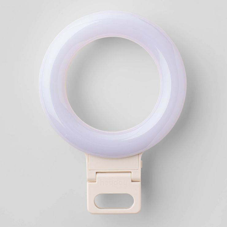 heyday™ Clip-On Conference Ring Light - Stone White | Target