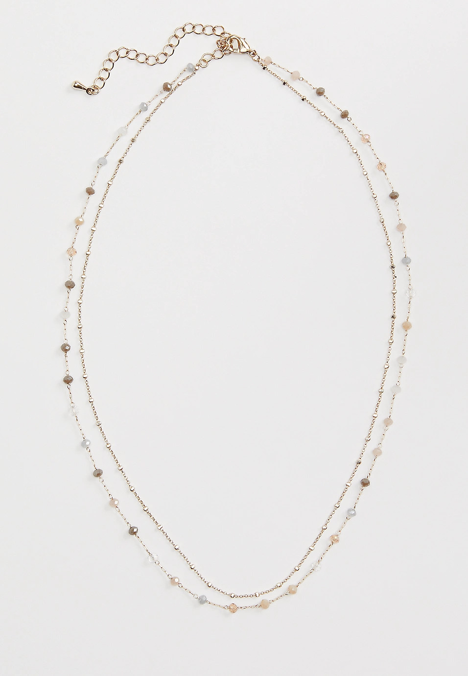 Dainty Gold Beaded Layered Necklace | Maurices