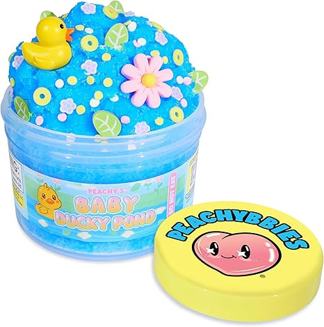 Peachybbies Baby Ducky Pond Cloud Slime, Made in USA, 7 oz. | Amazon (US)