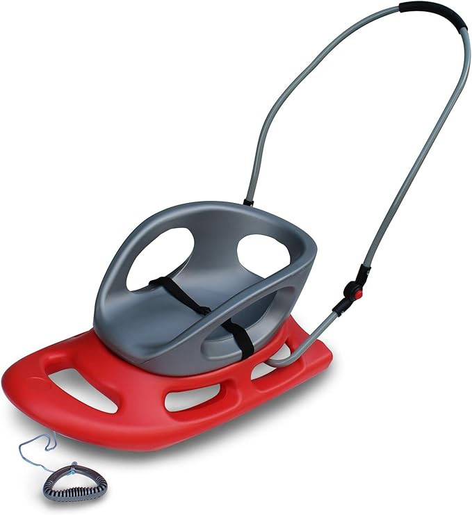 Flexible Flyer Portable Snow Stroller Baby Sled. Toddler Boggan Infant Sleigh, red, 33 x 14 x 17 ... | Amazon (US)