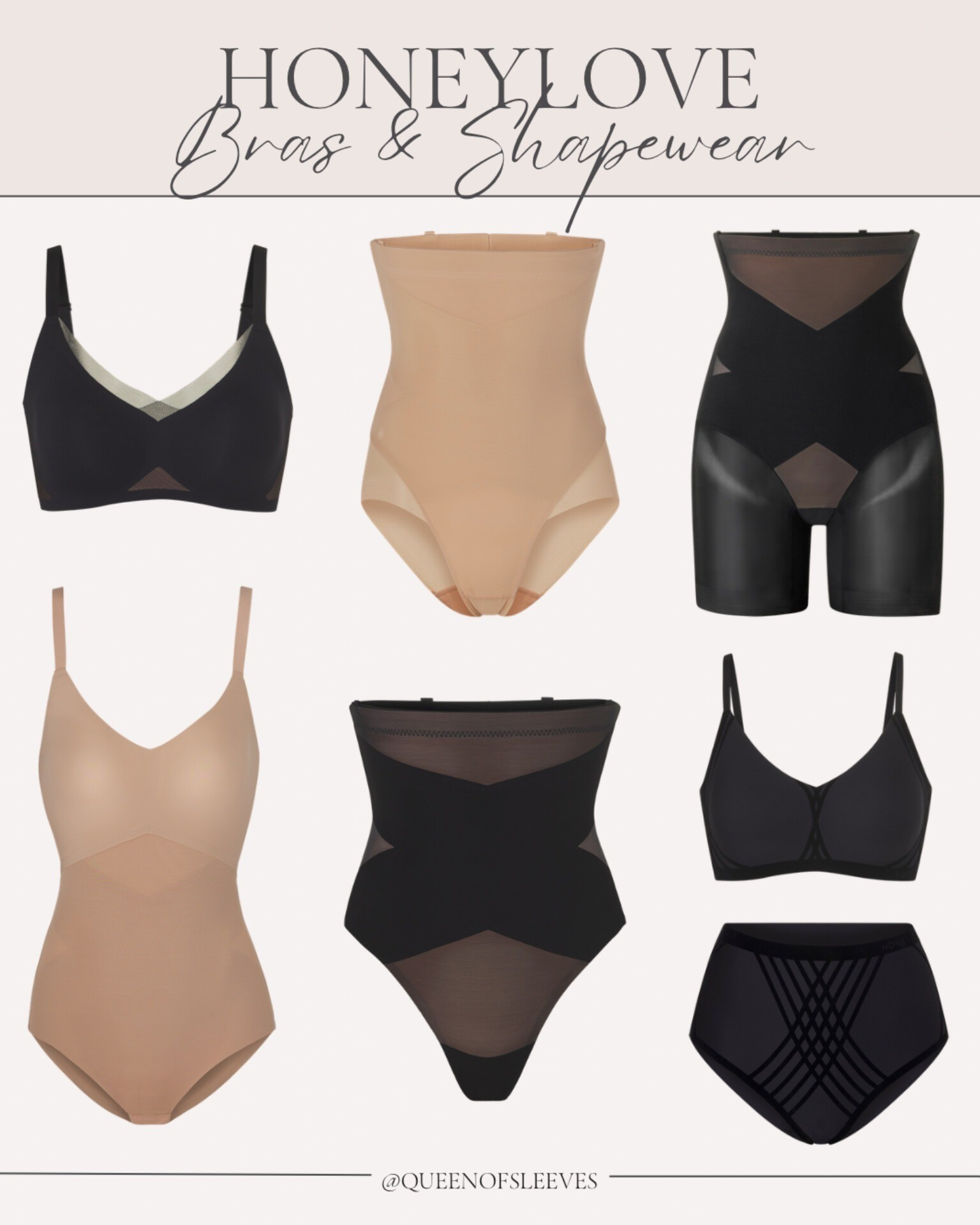 These Honeylove essentials smooth, sculpt, lift, and stay invisible under your outfits—whether you’re wearing a bodycon dress, wide-leg trousers, or your favorite fall knits.If you’ve been looking for comfortable support that doesn’t roll, pinch, or feel heavy, these are the pieces I reach for again and again. And everything is 30% off right now!


Honeylove shapewear / Honeylove bras / best shapewear for dresses / smoothing shapewear / tummy control shapewear / supportive bras for women / seamless shapewear / sculpting bodysuit / high-waist shapewear / shapewear shorts / everyday shapewear essentials / comfortable shapewear / wedding shapewear / fall outfit foundations / @queenofsleeves finds / black shapewear / nude shapewear / shapewear review / plus size shapewear options

#LTKMidsize #LTKCyberWeek #LTKSaleAlert