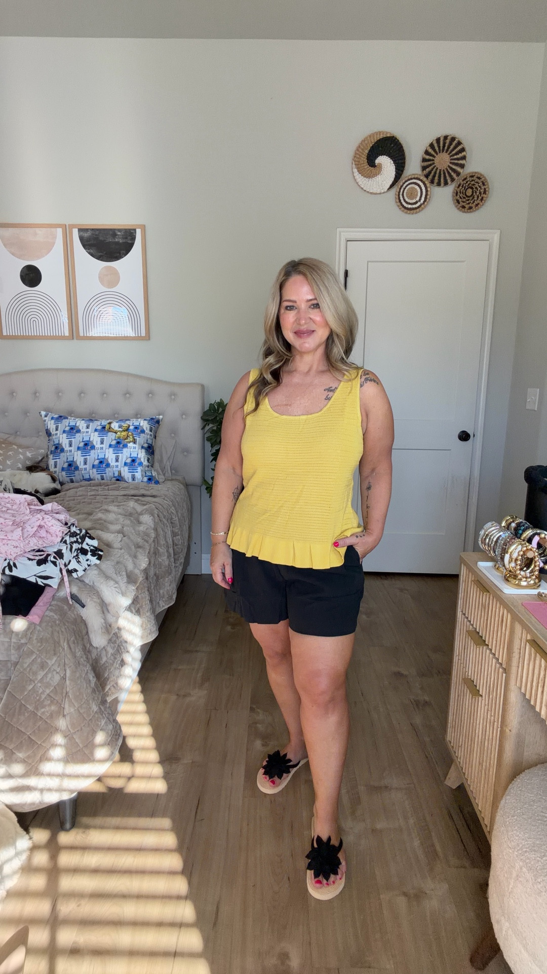 Size large (could do a medium in the top) 

#LTKPetite #LTKOver40 #LTKMidsize