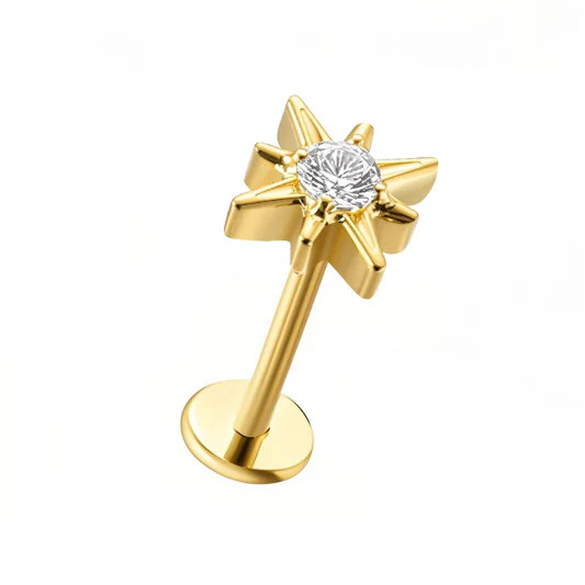 Starburst Flat Back | Pierced by Ash Design