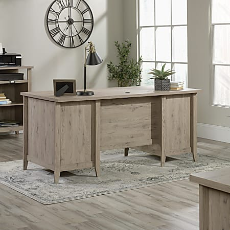 Sauder Summit Station 66 W Executive Computer Desk Laurel Oak - Office Depot | Office Depot and OfficeMax 