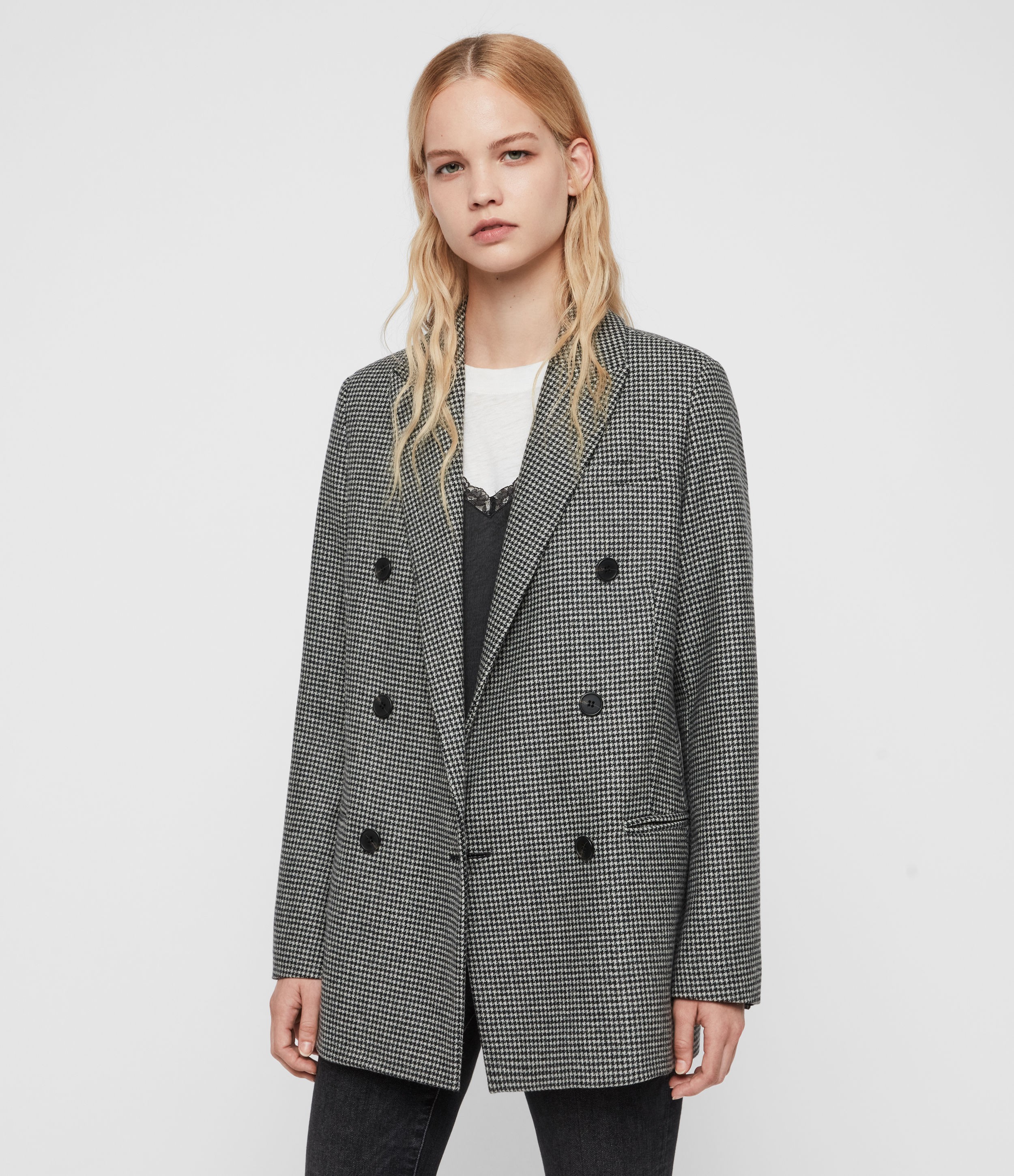 Astrid Puppytooth Blazer | AllSaints (UK)