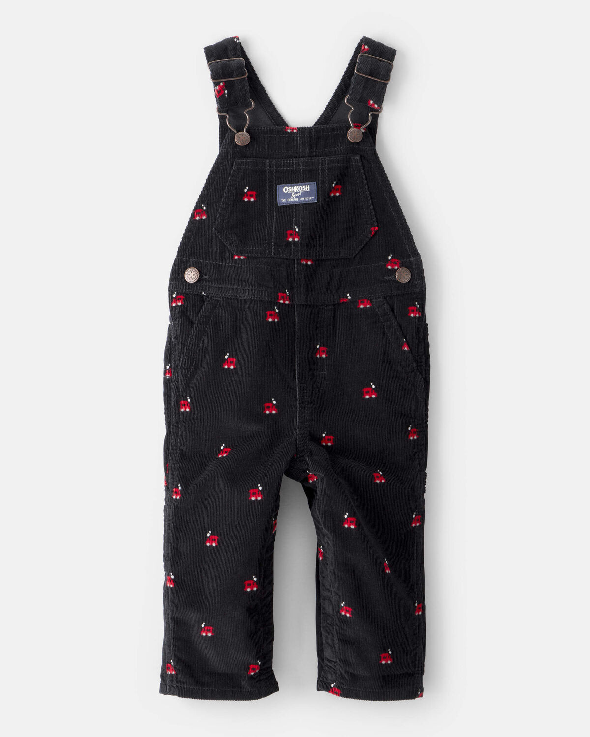 Baby Train Corduroy Overalls - Black | Carter's Inc