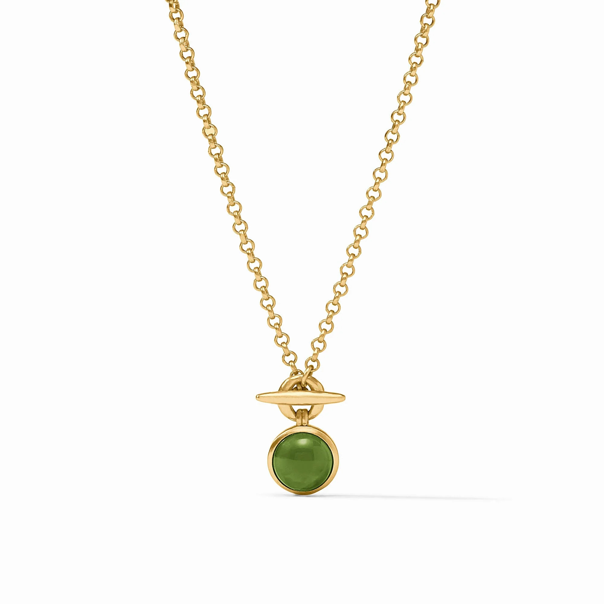 Solara Gold Solitaire Necklace | Julie Vos