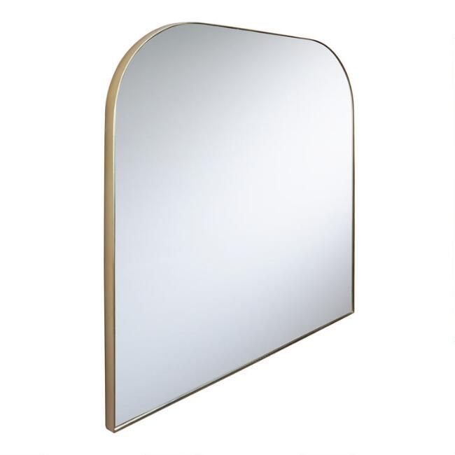 Mira Arched Metal Vanity Wall Mirror | World Market