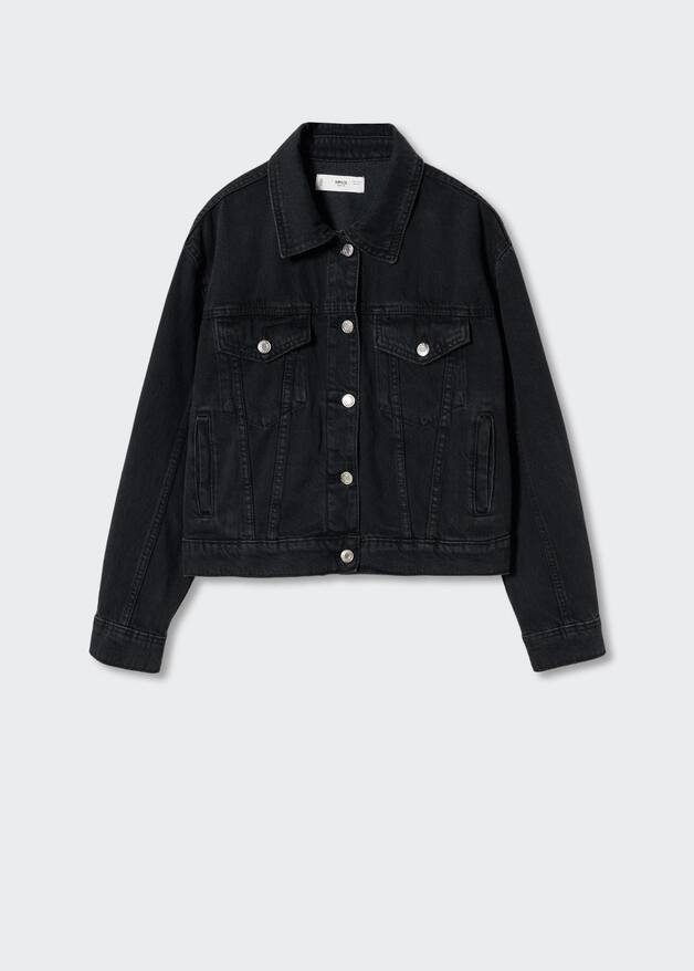 Oversize denim jacket -  Women | Mango USA | MANGO (US)