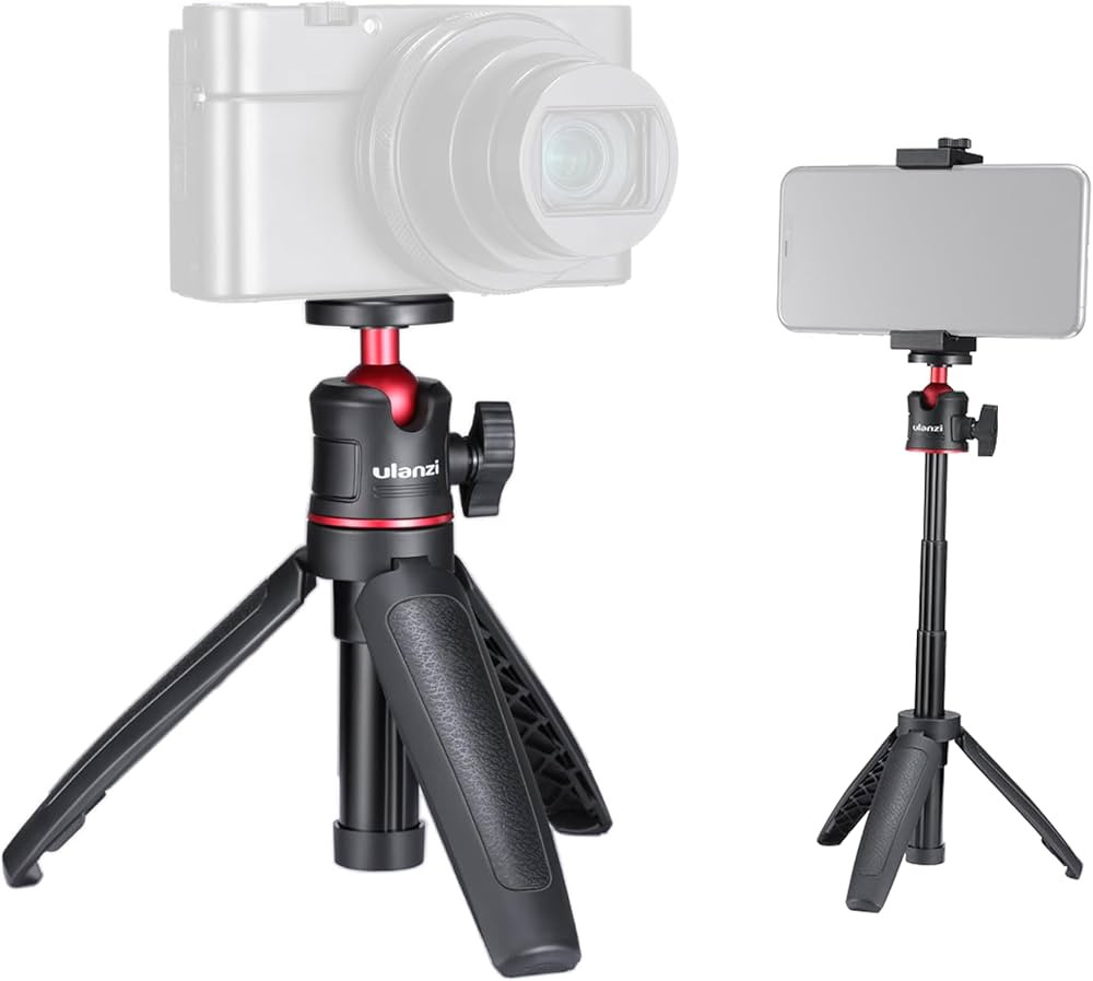 MT-16 Black Mini Tripod for Camera, 1/4" Screw Universal for Sony/Canon/Nikon/Fujifilm Vlog Camer... | Amazon (US)