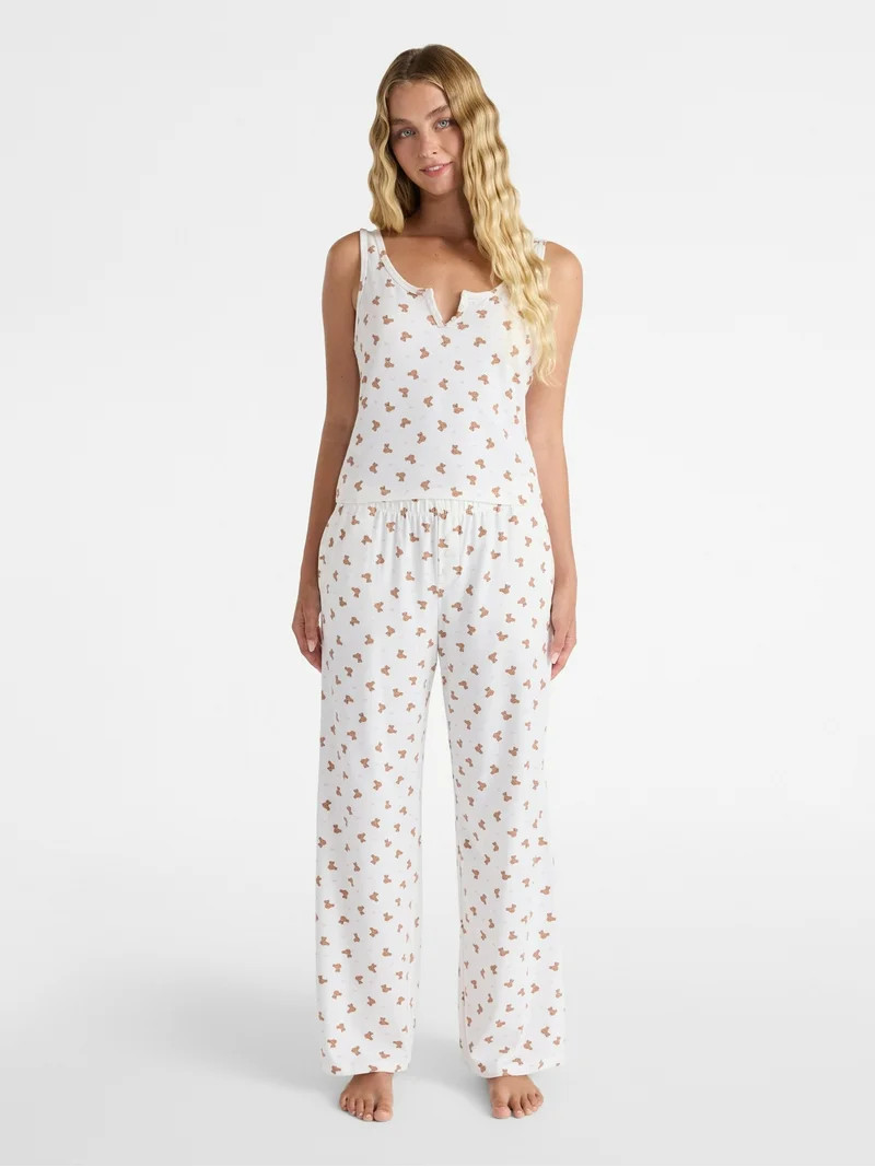 No Boundaries Sleepwear Brami and Pants Set, 2-Piece Women’s | Walmart (US)