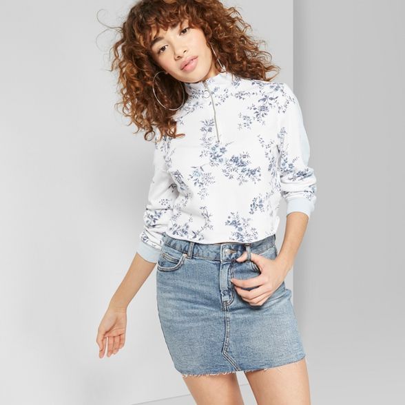 Women's High-Rise Denim Mini Skirt - Wild Fable™ | Target