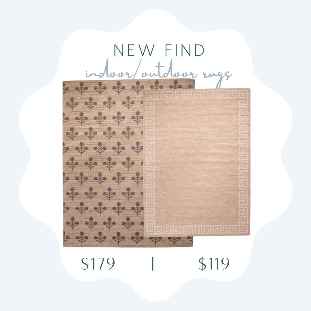 Erin Gates indoor outdoor rugs that won’t break the bank!