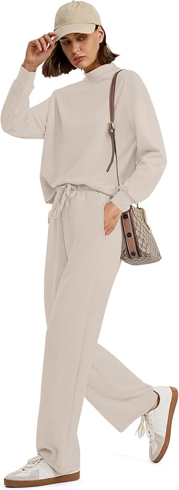 Amazon.com: SAMPEEL Lounge Sets for Women Womens Fall Fashion 2025 Two Piece Casual Travel Outfit... | Amazon (US)