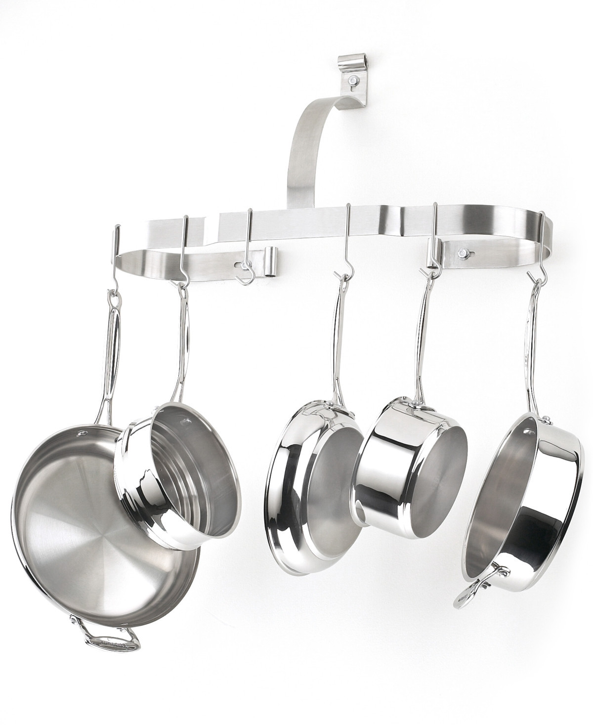 Cuisinart Chef's Classic Stainless Steel Oval Wall Pot Rack | Macy's
