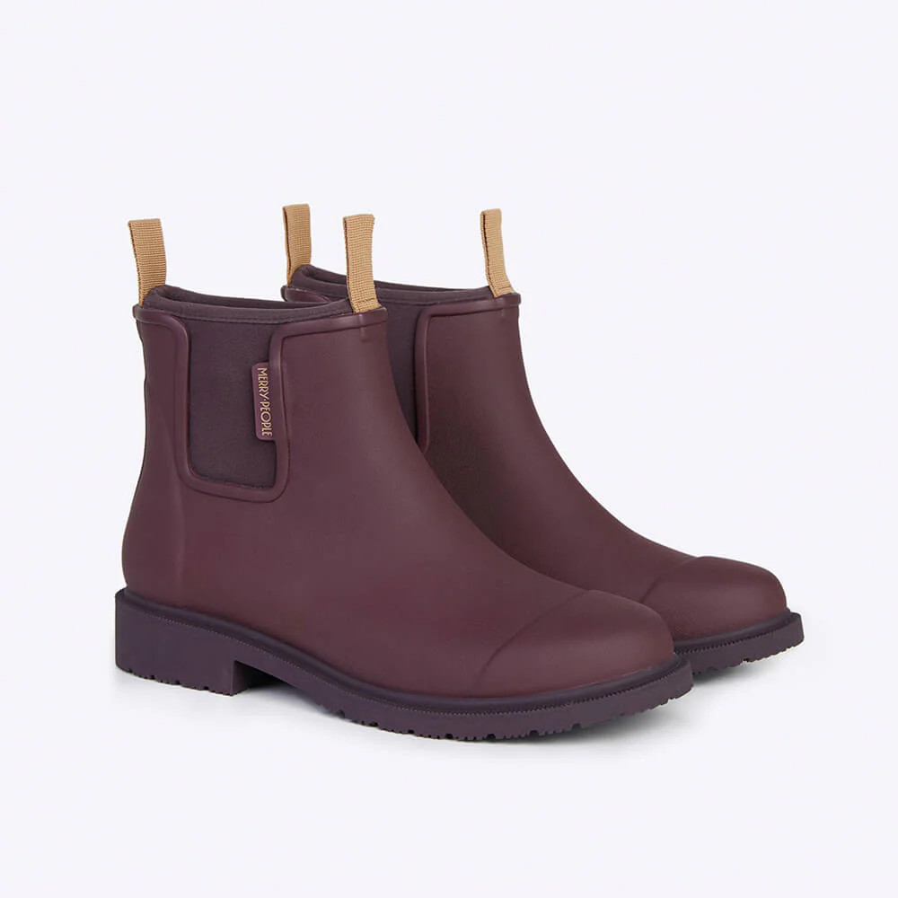 Bobbi Wellington Boot // Dark Cherry | Merry People - UK