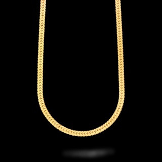 Liquid Gold Filled Herringbone Necklace | Stone & Strand