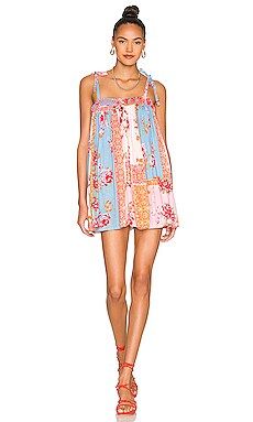 Free People Rule the World Romper in Bright Combo from Revolve.com | Revolve Clothing (Global)