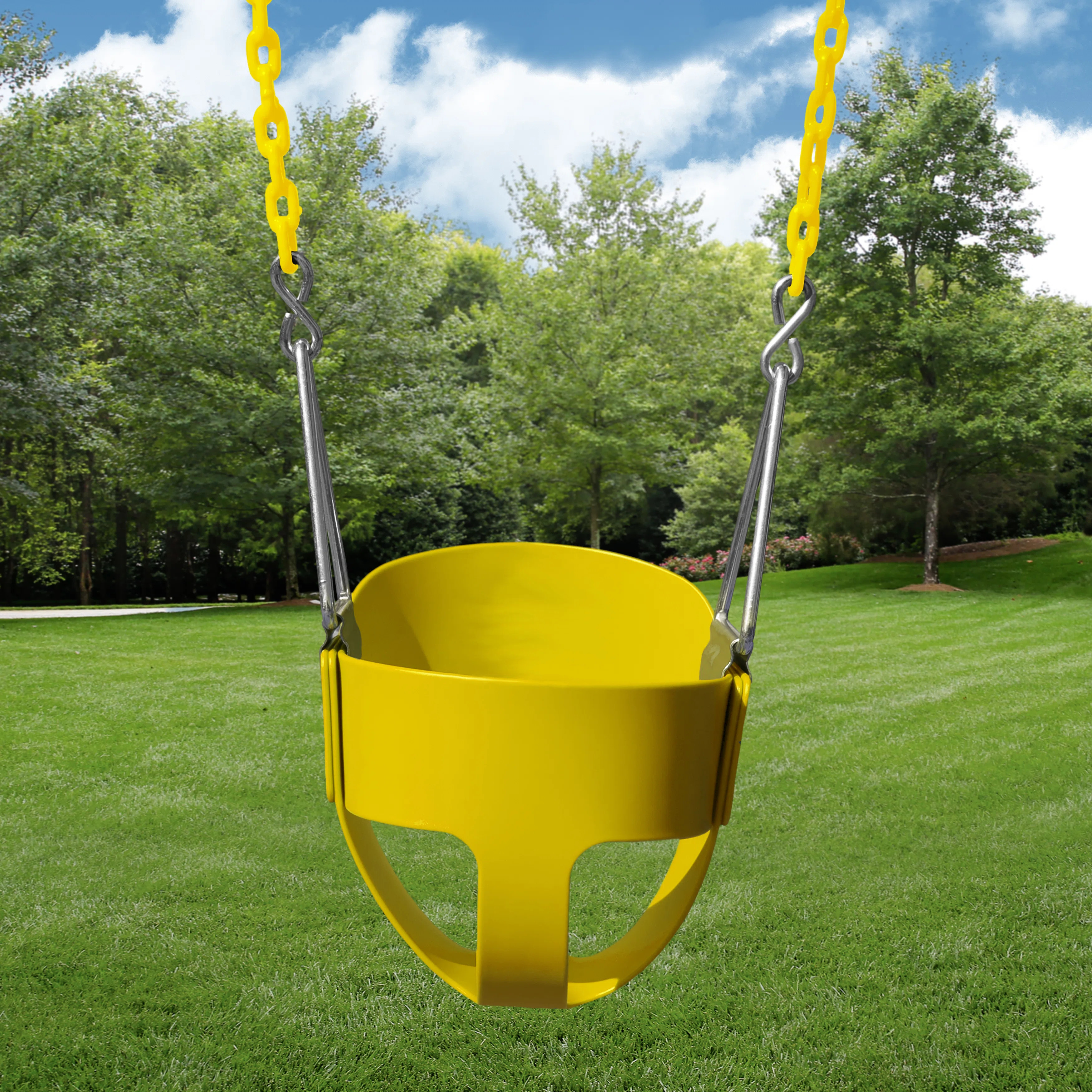 Plastic Bucket Swing with Chains | Wayfair North America