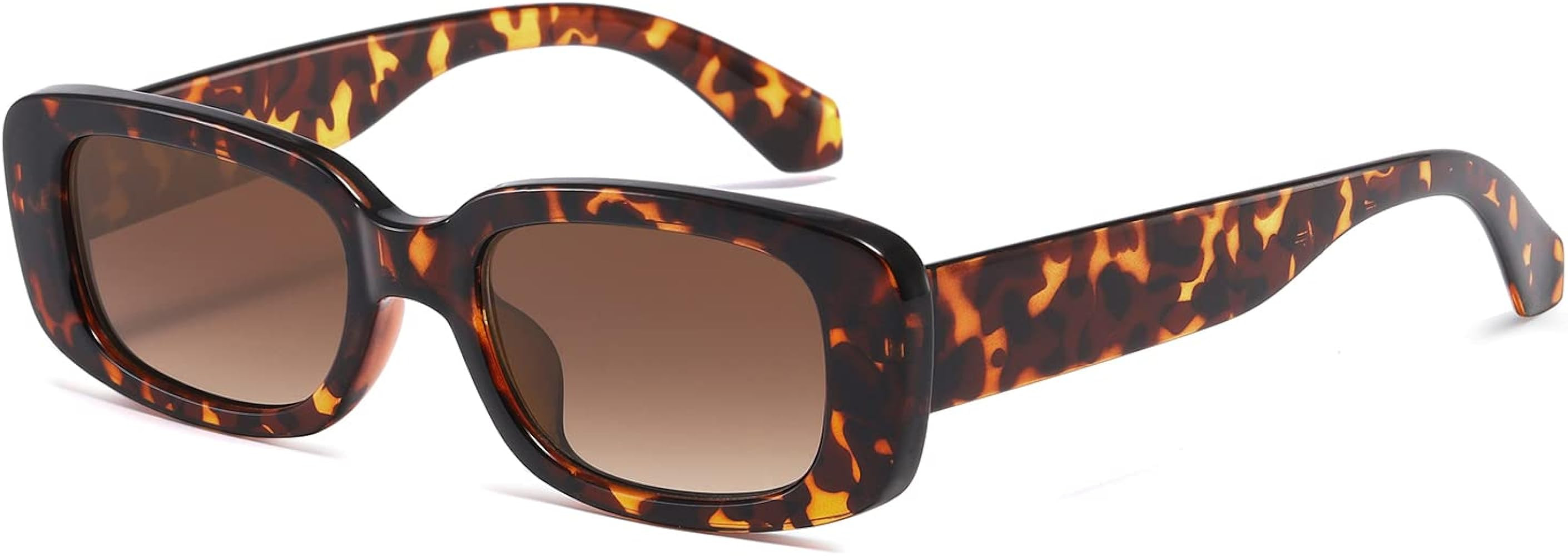 Kimorn Rectangle Sunglasses for Women Men Trendy Retro Fashion Glasses 90’s Vintage UV 400 Protectio | Amazon (US)