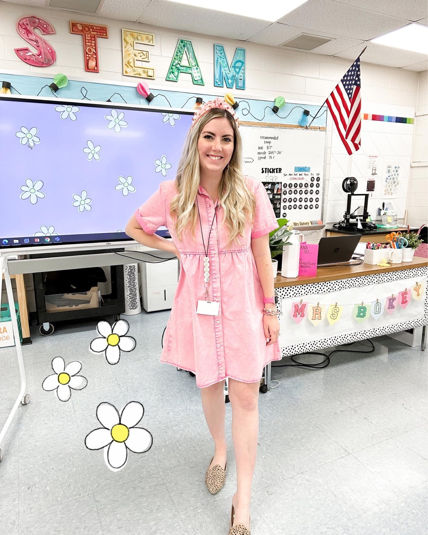 Teacher ootd on a Friday! ⭐️🩷

#LTKFind #LTKunder100 #LTKworkwear