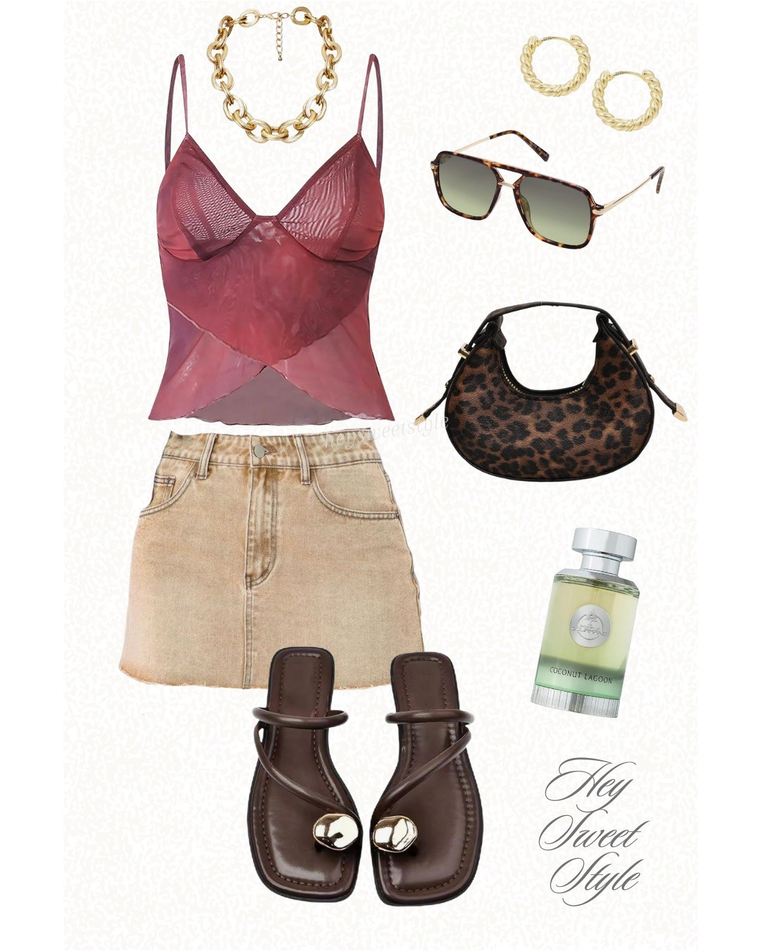 SHADES OF RED + KHAKI DENIM MINI SKIRT ❤️🥡🤎 - Beach Vacation Outfits on Amazon 🤍 

#LTKTravel #LTKFindsUnder50 #LTKStyleTip