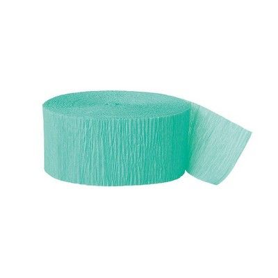 Turquoise Crepe Streamer - Spritz&#8482; | Target