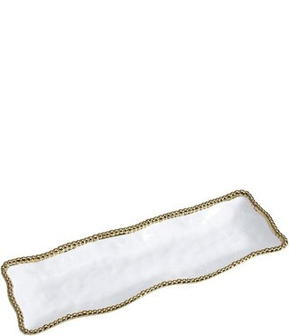 Pampa Bay Golden Salerno Porcelain Rectangle Serving Platter | Dillard's | Dillard's