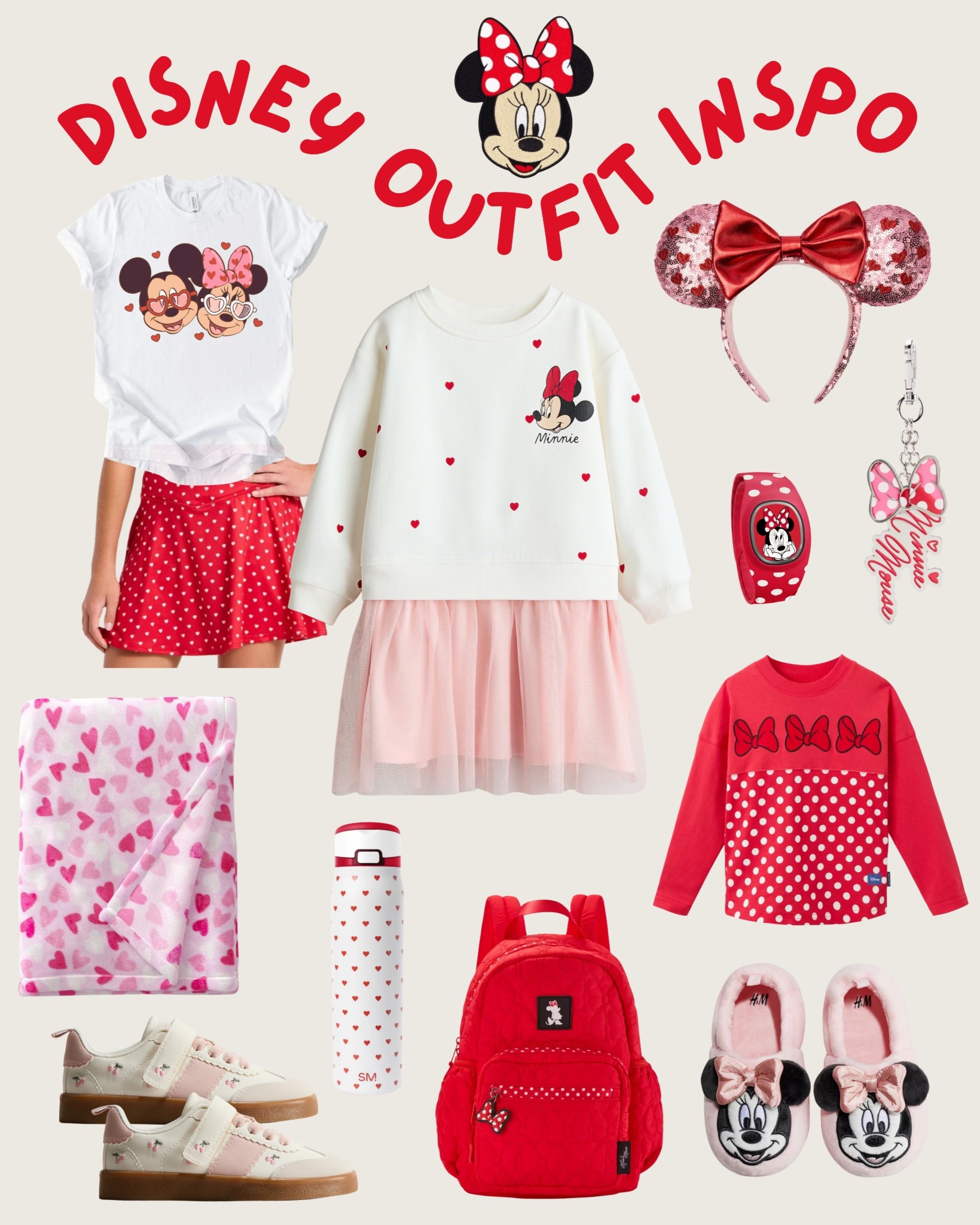 Minnie Mouse–Inspired Outfit for Girls | Red, Pink & White 🎀❤️

This Minnie Mouse–inspired outfit for girls is the perfect mix of cute, comfy, and magical! ✨ Featuring a playful red, pink, and white color palette, this look works beautifully for Disney park days, everyday wear, or as a festive Valentine’s Day outfit.

Designed for movement and all-day comfort, these pieces are easy to wear for walking the parks, character hugs, school parties, or weekend fun—Minnie-inspired without feeling costume-y 🏰🎀

Everything is linked so you can recreate the full look or mix and match with pieces you already own. Featuring favorites from Target, Elise + Co, Etsy, Disney Store, H&M, and Stoney Clover Lane 💕

Perfect for:
• Minnie Mouse outfits for girls
• Disney park outfits for kids
• Valentine’s Day outfits for girls
• Cute everyday Disney style
• Comfy theme park looks

#MinnieInspired #DisneyOutfitsForKids #LTKDisney #GirlsDisneyStyle #ValentinesOutfitForGirls #WhatToWearToDisney #DisneyParksOutfits #EverydayMagic #KidsAthleisure

#LTKTravel #LTKKids