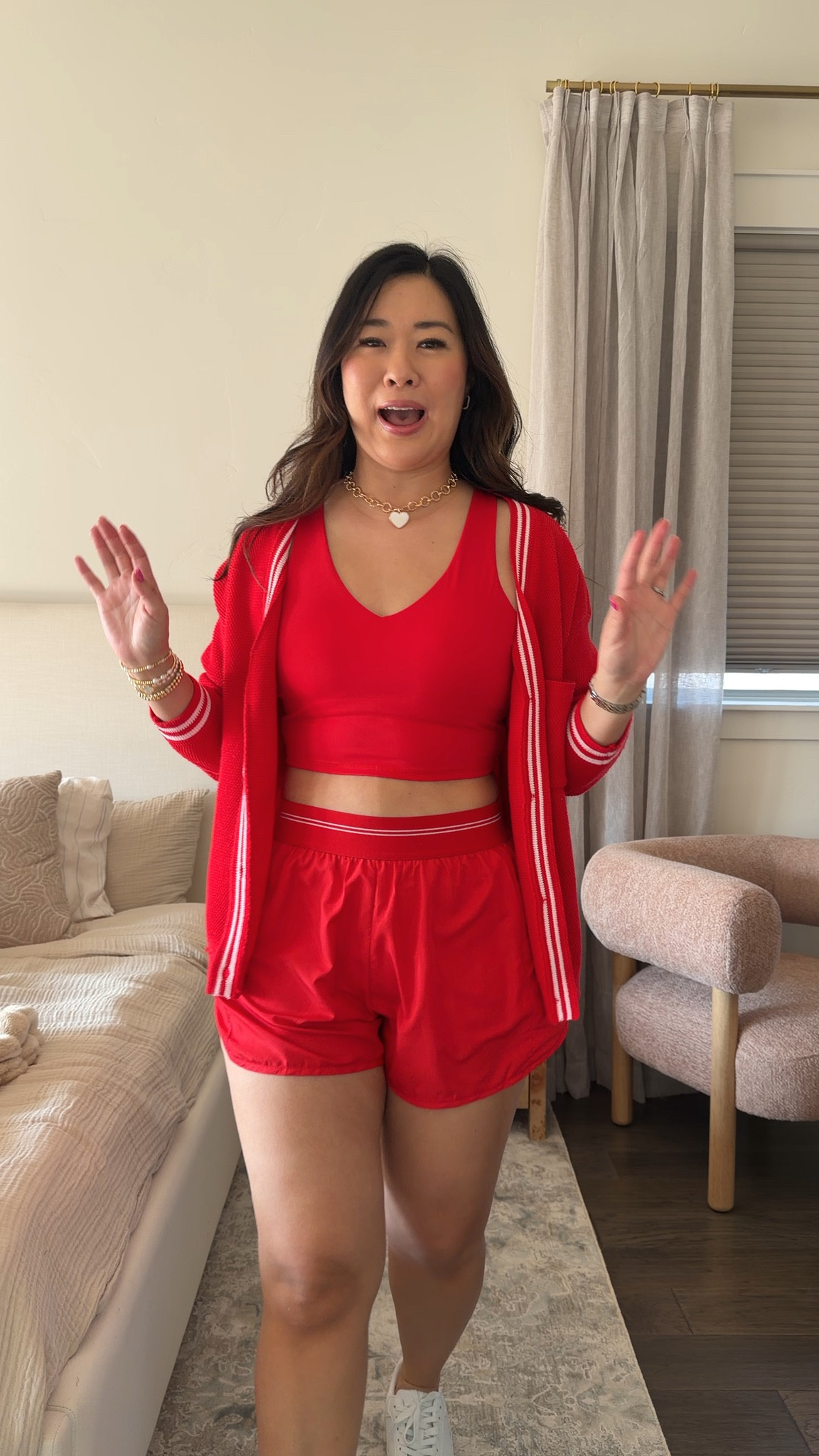 Amazon Valentine outfit 

Bra and Shorts Set: Medium
Red Cardigan: Medium

#LTKValentine #LTKootd #LTKPetite
