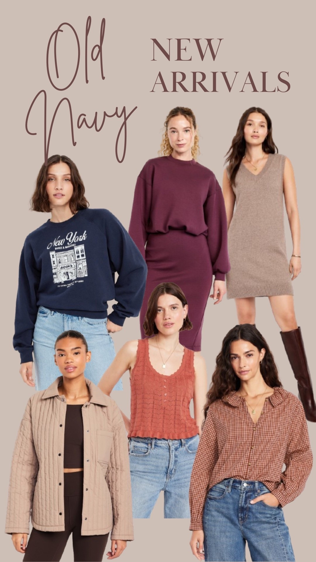 Old Navy New Arrivals for fall! 



#LTKFindsUnder100 #LTKFindsUnder50 #LTKStyleTip