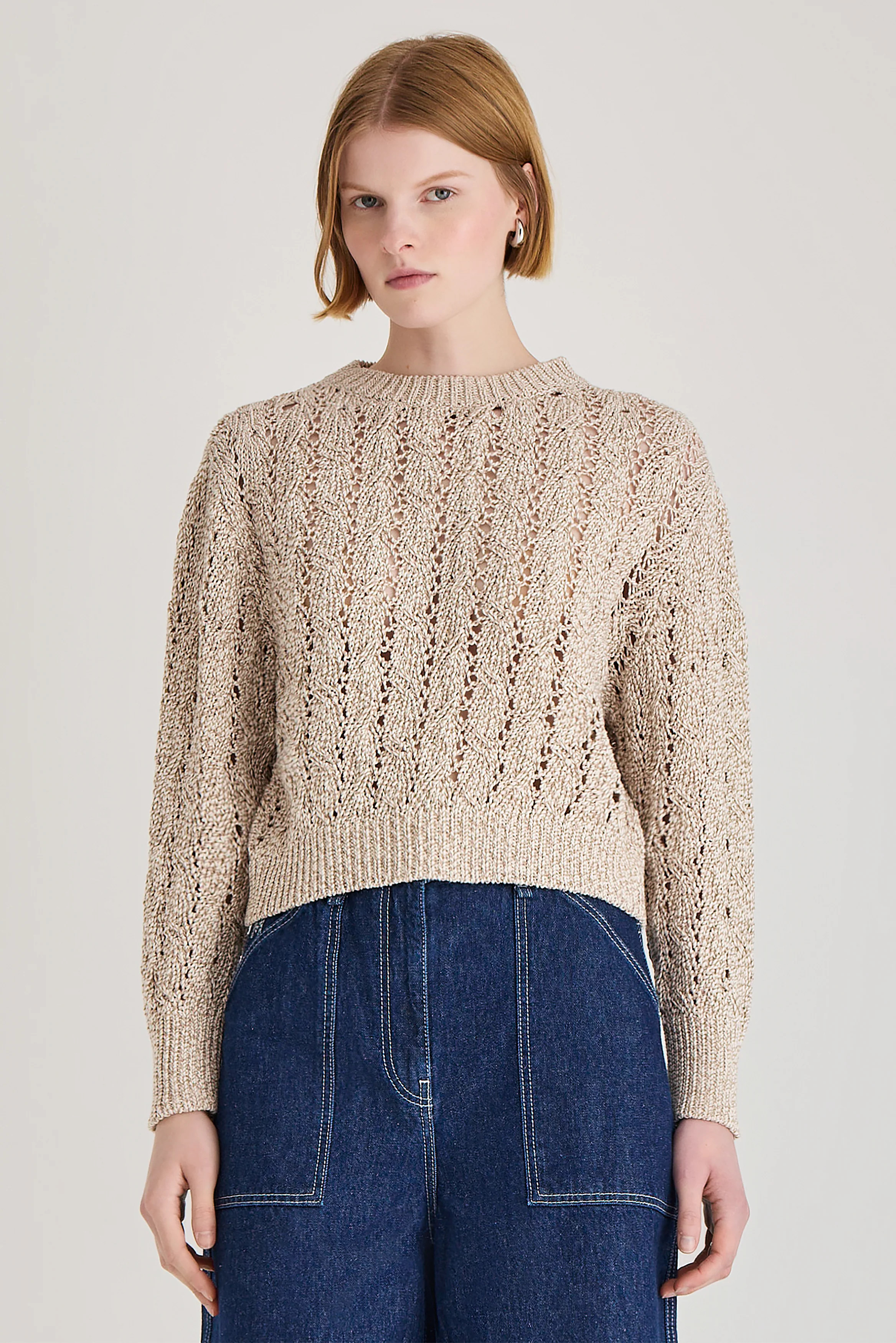Maures Sweater in Cinder Ivory | Merlette NYC