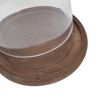 8" Cloche with Wooden Base by Ashland® | Michaels Stores