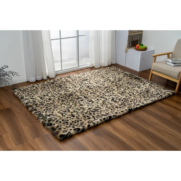 Dewart Performance Brown/Black Rug | Wayfair North America