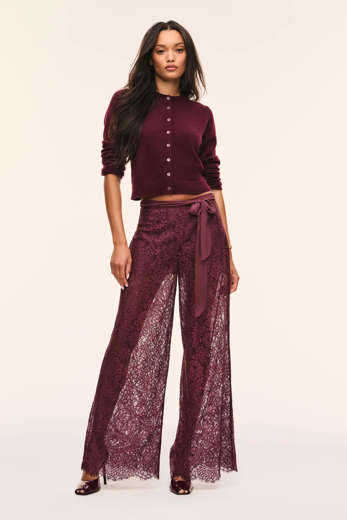 Riana Sheer Lace Pant | LoveShackFancy
