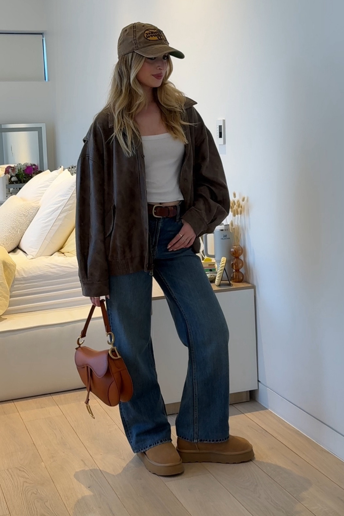 Brown leather jacket outfit idea🧸🤎

I wear a size small in the jacket and it’s perfectly oversized, I would recommend sticking to your size if you want an oversized fit for sizing down it you prefer less oversized!

🏷️ fall ootd, spring fashion, leather jacket outfit, vintage leather jacket 



#LTKstyletip #LTKSeasonal #LTKaustralia