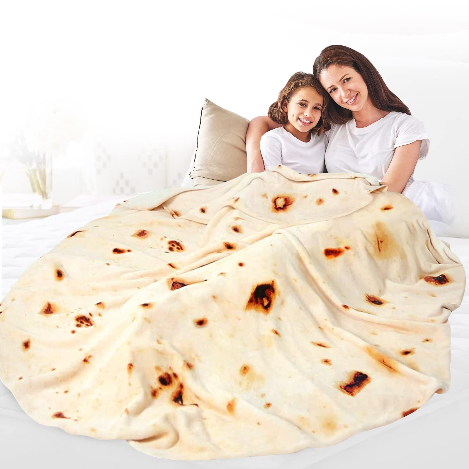 Burritos Blanket Funny Gifts for Kids Adult Mom Grandma Women from Daughter and Son,Double Sided Gia | Amazon (US)