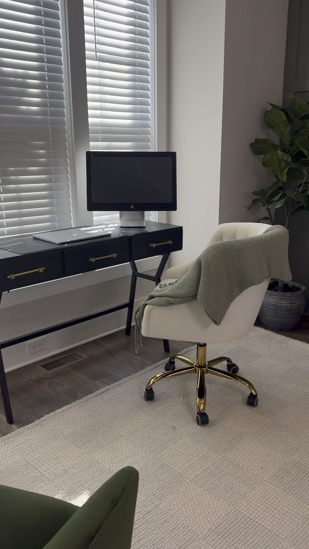 Home office! 

Moody home office, office desk, office chair, neutral office, neutral home office, green office, green chair, modern organic home, office tree, moody accent wall, office accent wall, office console, office decor 

#LTKfamily #LTKhome #LTKstyletip