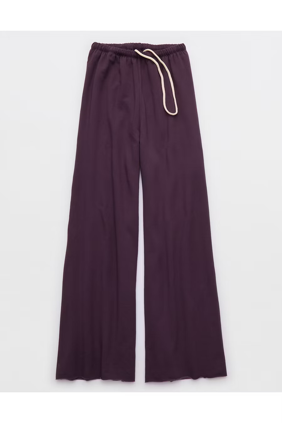 OFFLINE By Aerie OTT Fleece Super Wide Leg Pant Women's Cool Berry XXS | American Eagle Outfitters (US & CA)