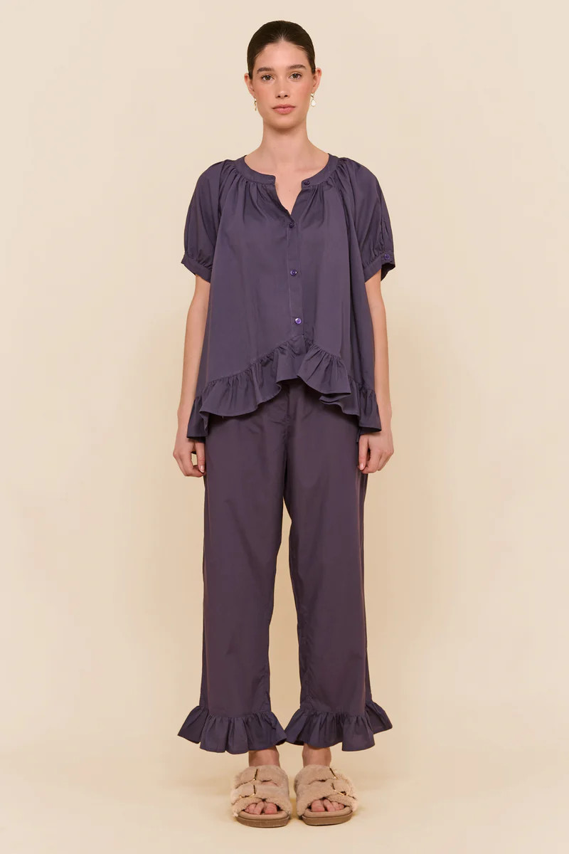 Sophie Sleep Set - Pants - Cotton Modal - Midnight Blue | Piyama