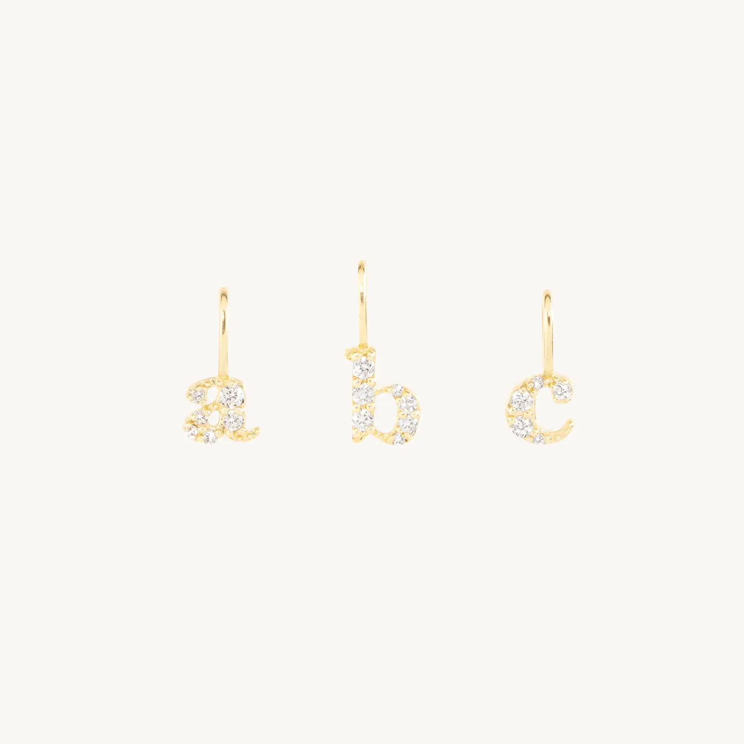 Diamond Tiniest Alphabet Charm | Catbird